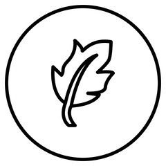 Obraz premium leaf icon