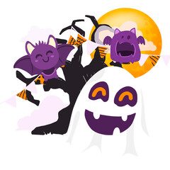 Happy Halloween Day	 element