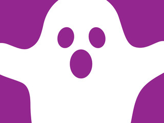 Art illustration background seamless design concept colorful icon symbol logo of ghost boo