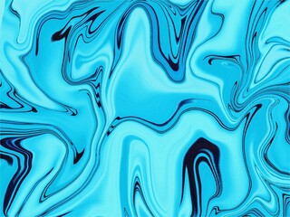 Abstract Elegant Blue Liquify Background