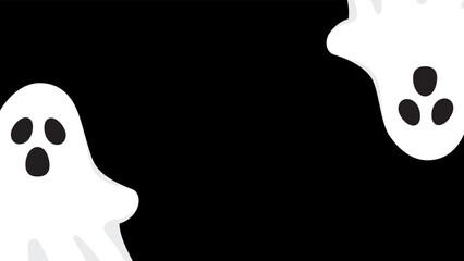 Art illustration background seamless design concept colorful icon symbol logo of ghost boo