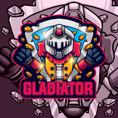 the gladiator logo mascot gaming