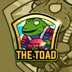 the toad mascot logo
