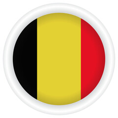 Fototapeta premium Germany Flag badge PNG image.