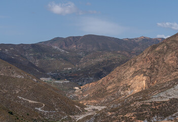 mountainous landscape in the south of Spain