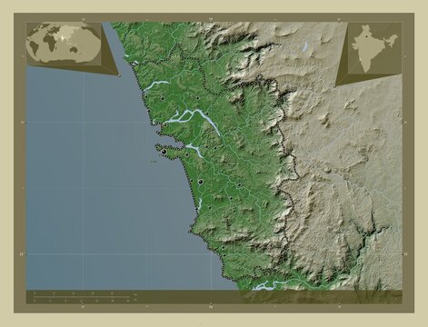Goa, India. Major cities