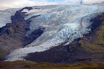 Fototapeta na wymiar Svínafellsjökull - the glacier in Skaftafell national park, Iceland
