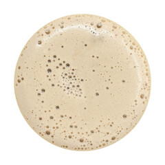 latte foam isolated