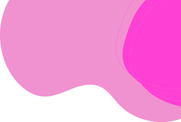 abstract blob shape corner decoration