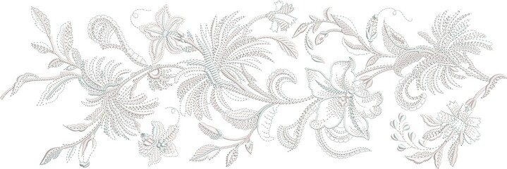 Mughal art work.indian traditional antique gold border