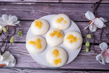 Korean traditional food rice cake