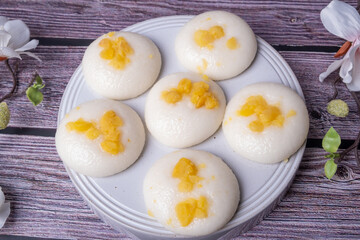 Korean traditional food rice cake