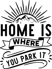 Obraz premium Camping Svg Design