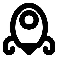 rocket spaceship icon