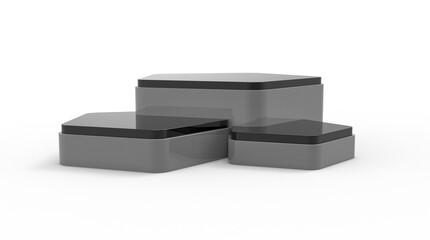 Cylinder purple stage background pedestal podium product display