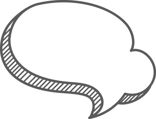 doodle speech symbol