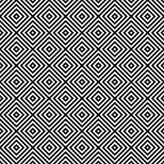 Black and white square seamless pattern