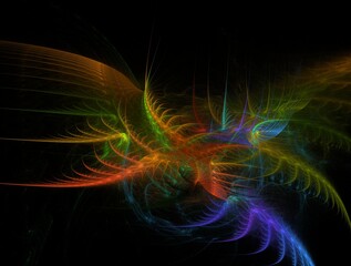 Fototapeta premium Imaginatory fractal abstract background Image