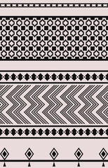 Carpet pattern. Seamless geometry. Western handmade saddle blanket rug pattern, Aztec,