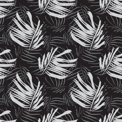 Tropical Leaf Seamless Pattern Design