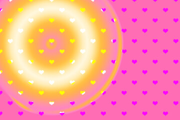 Valentines day background template for love, romance, wedding greetings.