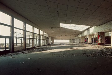 Obraz premium old abandoned factory