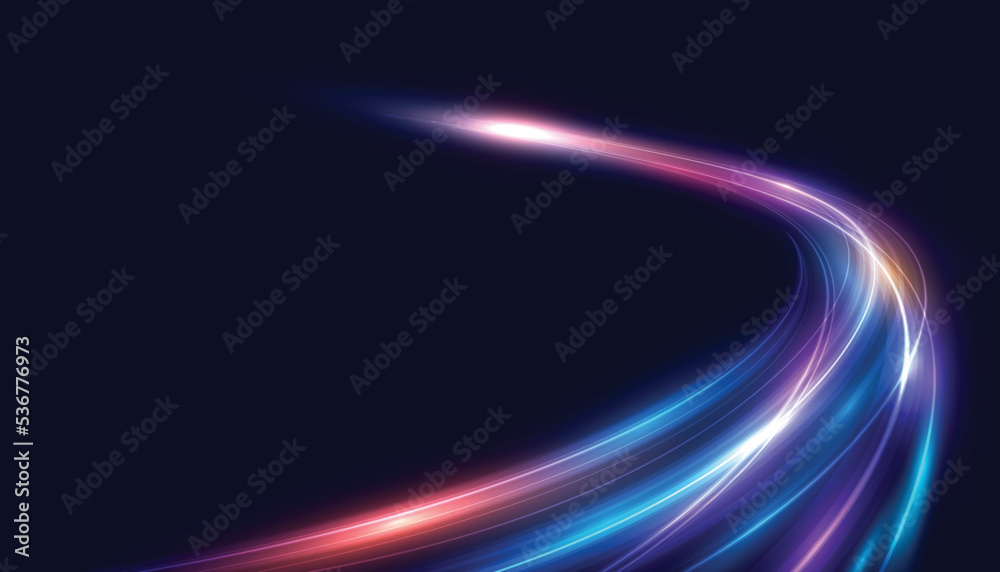 Aufkleber Modern abstract high-speed motion effect. Futuristic dynamic motion technology. Motion pattern for banner or poster design background idea. Vector eps10.