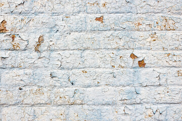 Cracked grungy wall texture background, old broken surface