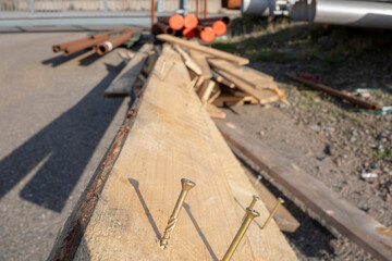 Wooden pallets are almost like firewood.