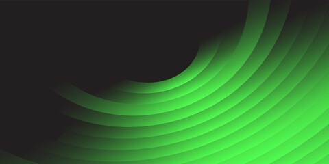Modern dark green background vector