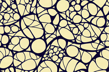 Naklejka premium Geometric seamless textile pattern 3d illustrated 