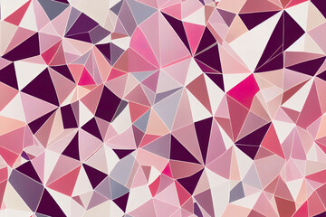 Glassy geometric seamless pattern 3d illustrated 
