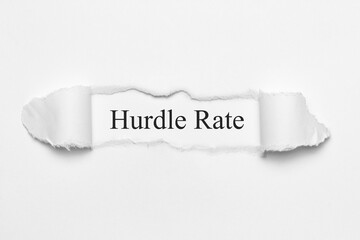 Hurdle Rate	