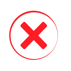 red cross mark