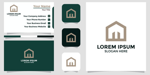 building design logo and branding card