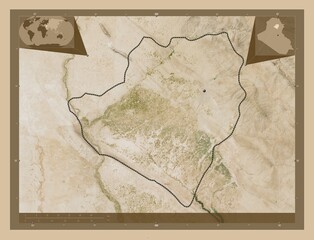 At-Ta'mim, Iraq. Low-res satellite. Major cities