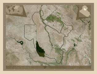 Sala ad-Din, Iraq. High-res satellite. Major cities