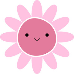 Cute flower vector illustration