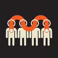 communication channel funneled  through  peoples minds and thoughts