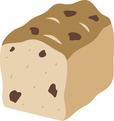 Bread Toast Bun Loaf Illustration