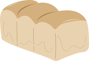 Bread Toast Bun Loaf Illustration