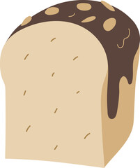 Bread Toast Bun Loaf Illustration