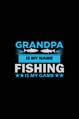 Fishing Typography T Shirt design vector.