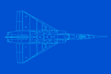 Avion de ala delta de bombardeo estratégico Mirage IV