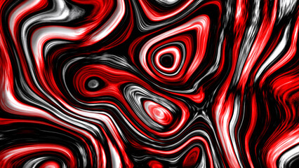 Hand painted background with mixed liquid red and black paints. Abstract fluid acrylic painting. Marbled blue abstract background. Liquid marble pattern