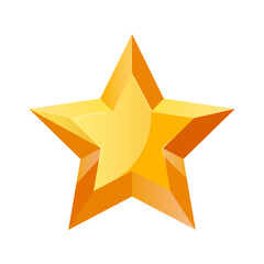 Gold star. 