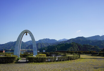 Fototapeta premium 鐘のある風景