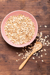 whole grain oat flakes - 536795760