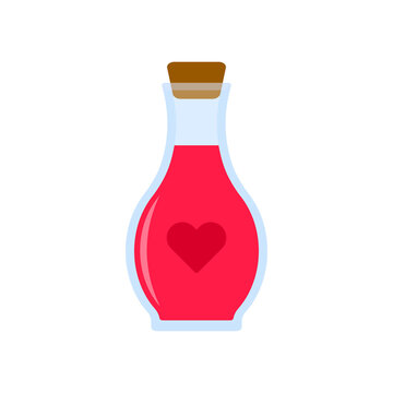 Vector illustration of love potion.