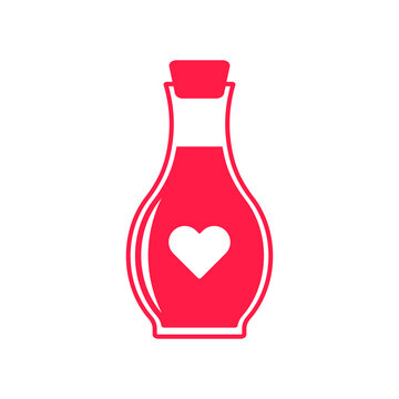 Love potion icon design. Vector illustration.